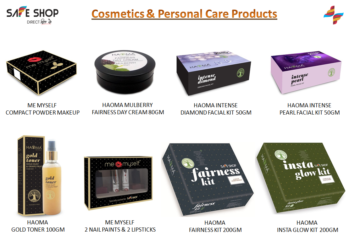 Cosmetic goods SAFE SHOP ALL PRODUCT LIST