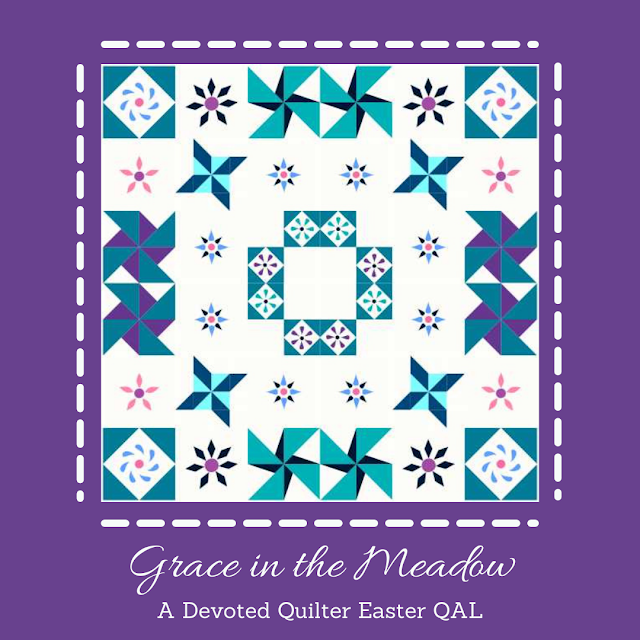 Grace in the Meadow QAL | DevotedQuilter.com