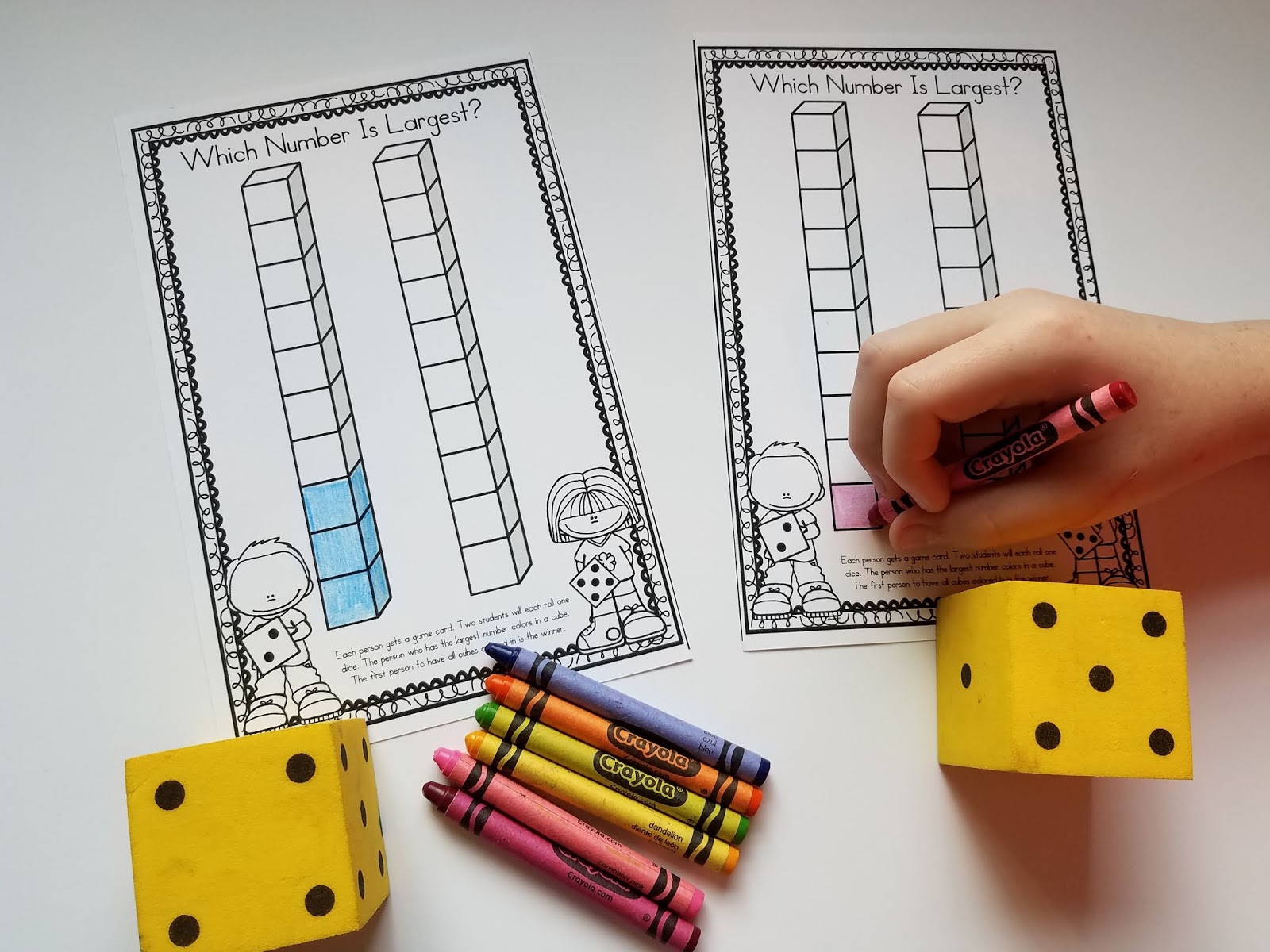14 Dice Games for Kindergarten Math Mrs. McGinnis' Little Zizzers