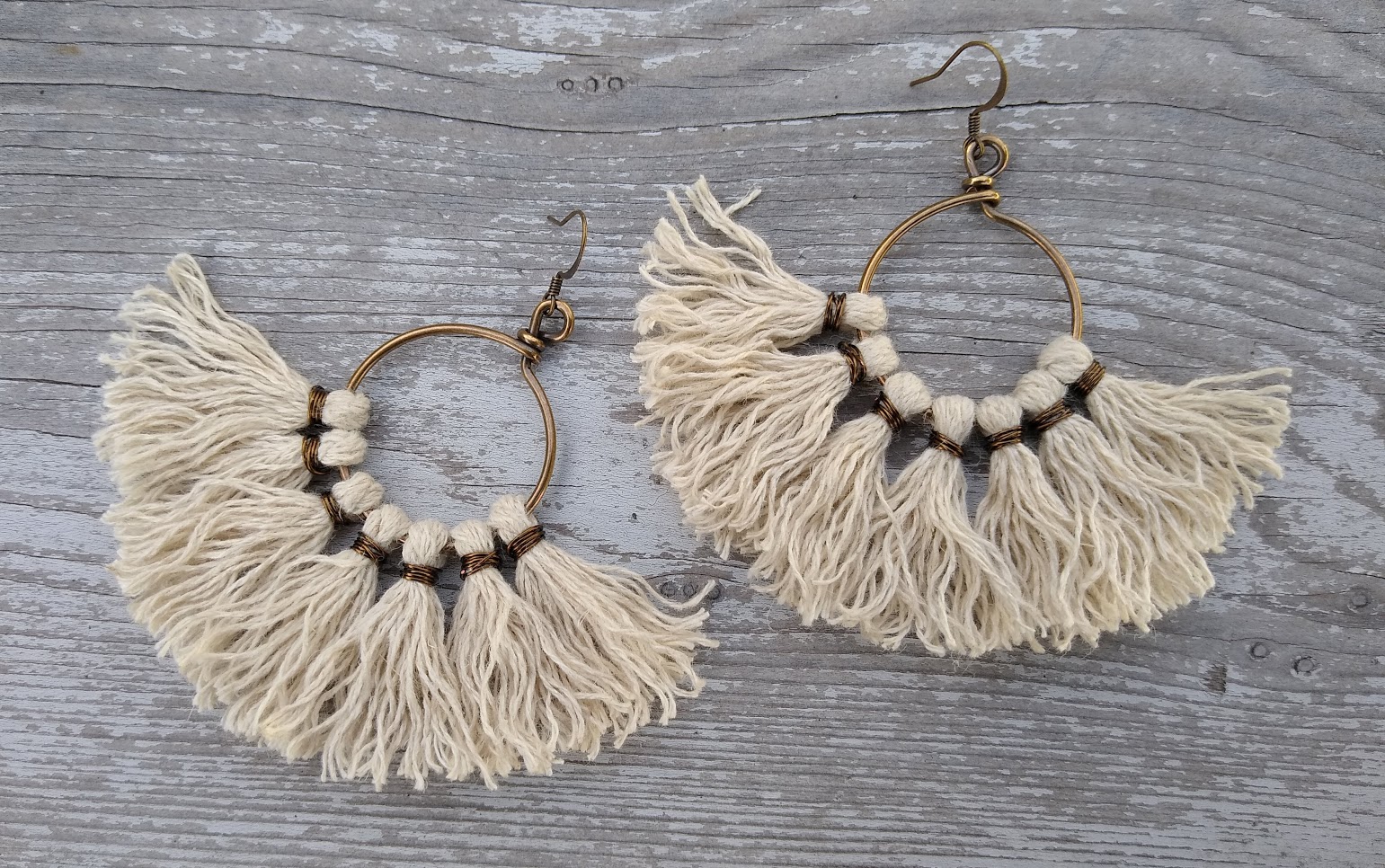 Terry Ricioli Designs Fringed Rope Earrings