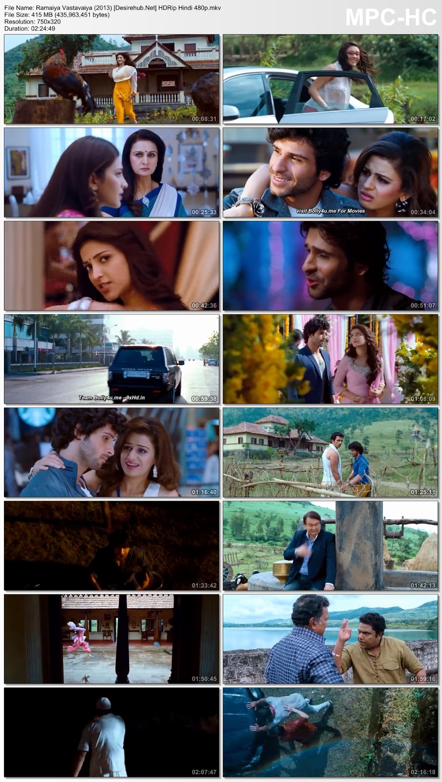 Ramaiya Vastavaiya (2013) HDRip Hindi 480p – 400MB Desirehub