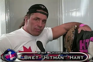 WWE / WWF - One Night Only 1997 - Bret 'The Hitman' Hart cut a backstage promo