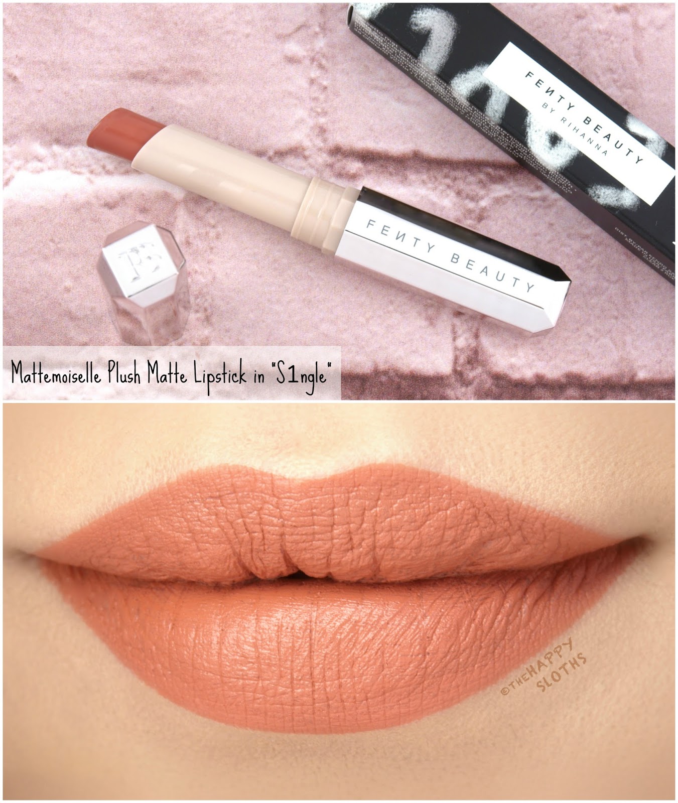 Fenty Beauty By Rihanna Mattemoiselle Plush Matte Lipstick Review And Swatches The Happy Sloths Beauty Makeup And Skincare Blog With Reviews And Swatches