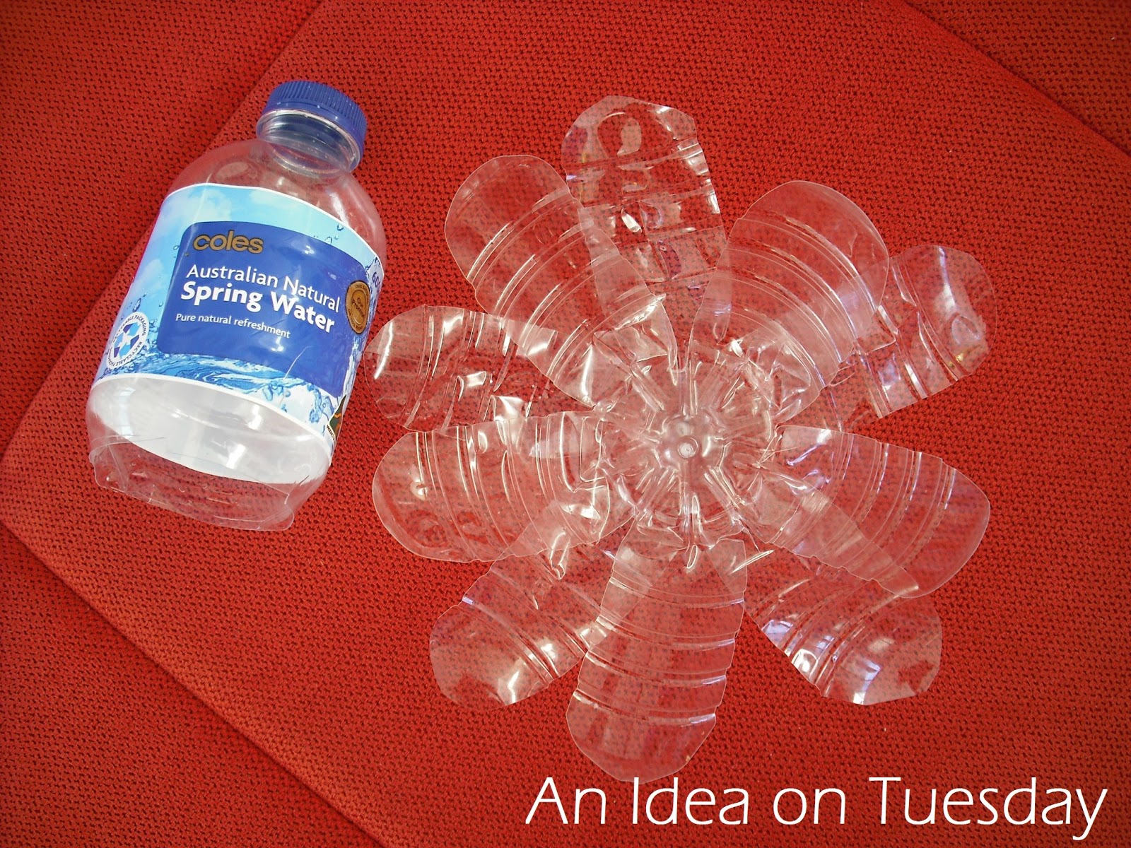 An idea on Tuesday Recycled Flowers