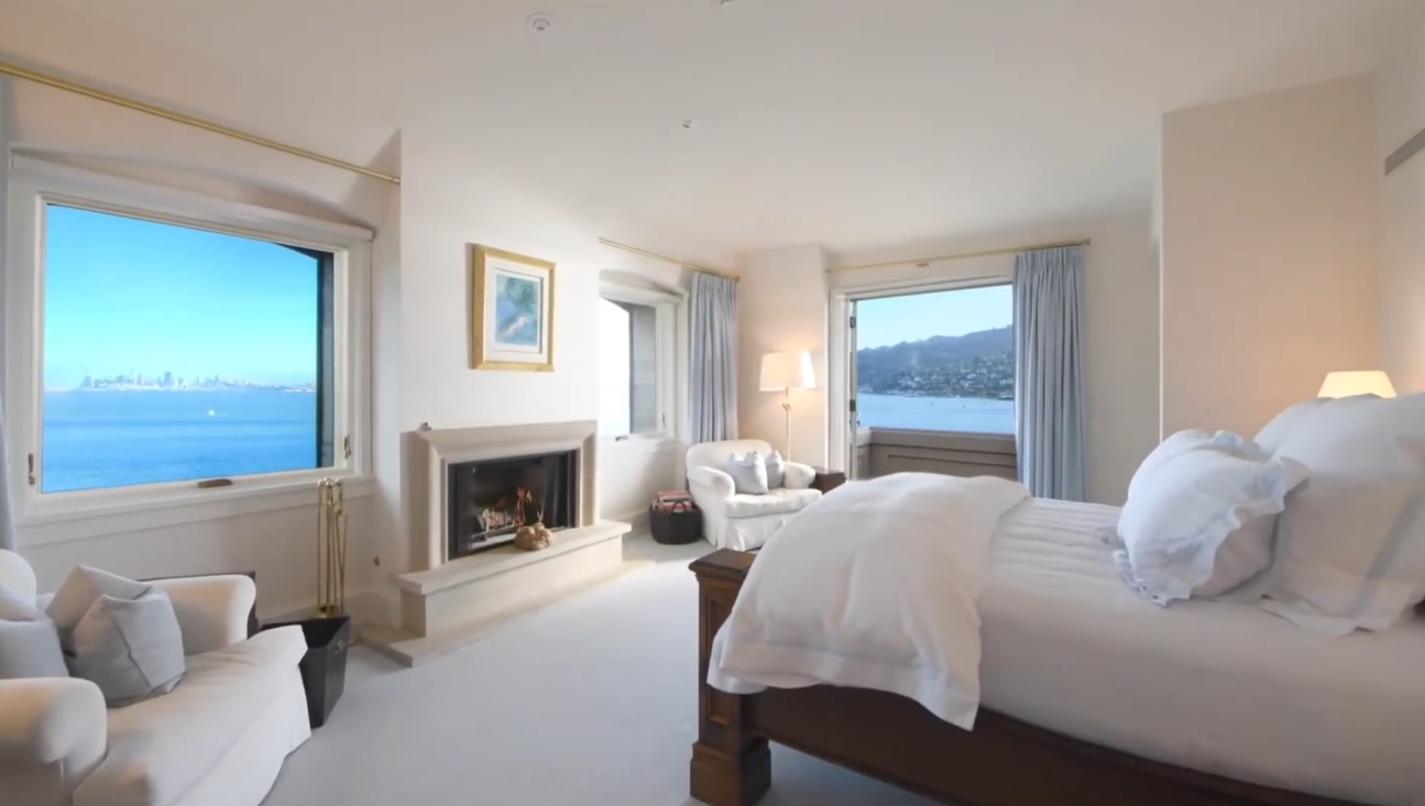 16 Photos vs. Inside Elegant Mansion with Beautiful View in Belvedere California vs. Interior Design Tour