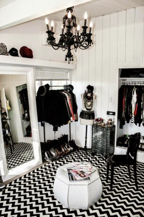 Carpet in black and white – wonderful ideas