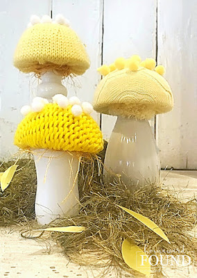 fall,Thanksgiving,entertaining,seasonal,Sweet Sweater Originals,Sweet Sweater 'Shrooms,thrifted,re-purposed,up-cycling,DIY,diy decorating,crafting,tutorial,fall home decor,mushrooms,diy mushrooms,sweater crafts, sweater mushrooms.