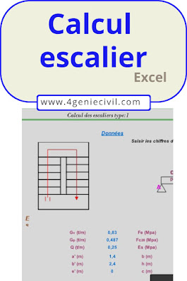 Calcul escalier excel