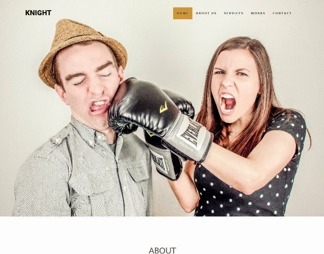 Knight – Simple One Page Bootstrap Template