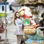 Pretty Yu Jin In Outdoors Photo Shoot Foto 28