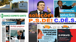 portucale; bes; submarinos; Paulo Portas; Durao Barroso; Soluçoes PSD-CDS; Soluçoes PSD; Soluçoes CDS; Soluçoes b.e.s.; Banco Espírito Santo