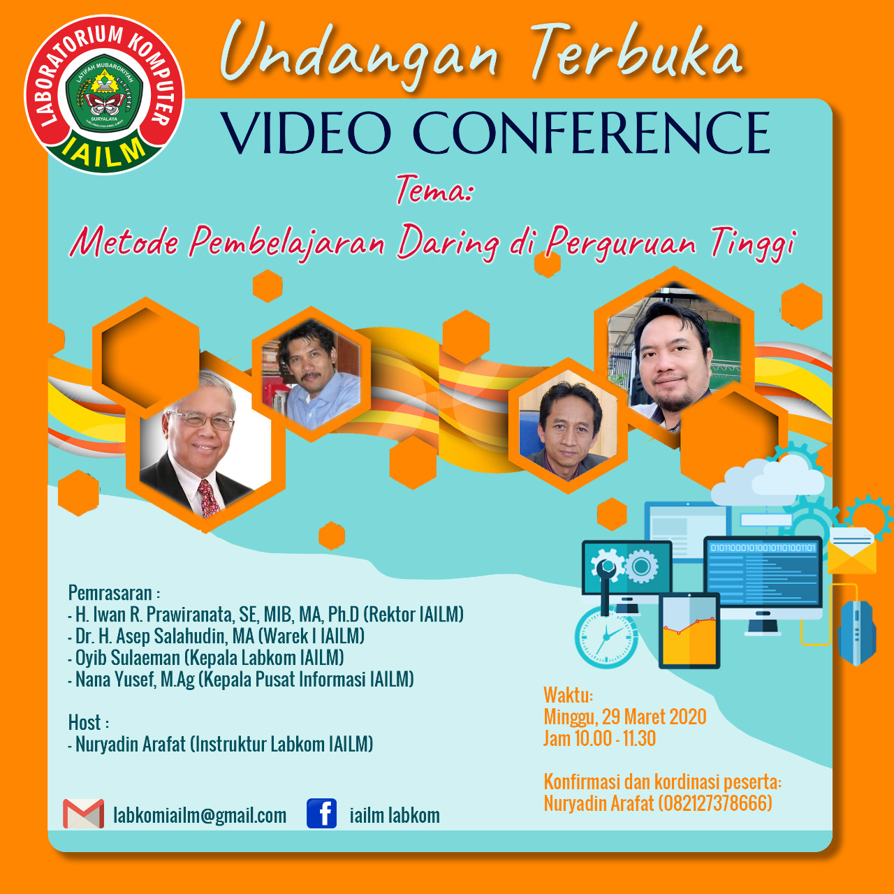 Contoh Undangan Terbuka Vidio Conference KARYA ILMIAH