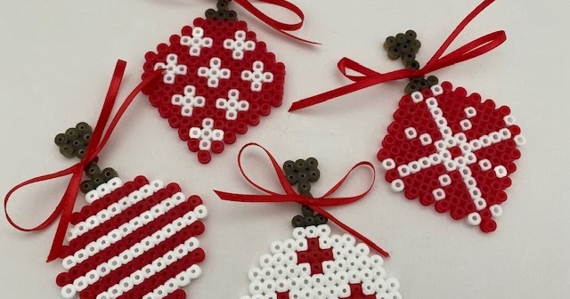 Jennifer's Little World blog - Parenting, craft and travel: Hama bead  Christmas crafts and projects