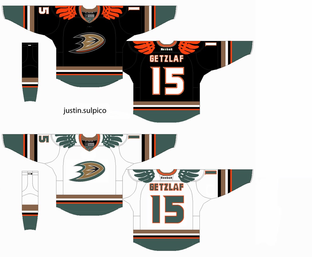Hockey Concept Ideas Mighty Ducks of Anaheim Still Look Good!
