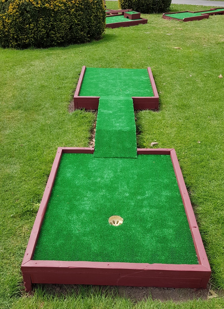 The Ham and Egger Files Mini Golf at Queens Park in Crewe