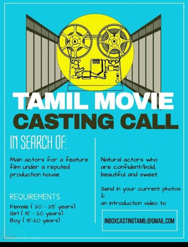 CASTING CALL FOR A TAMIL MOVIE