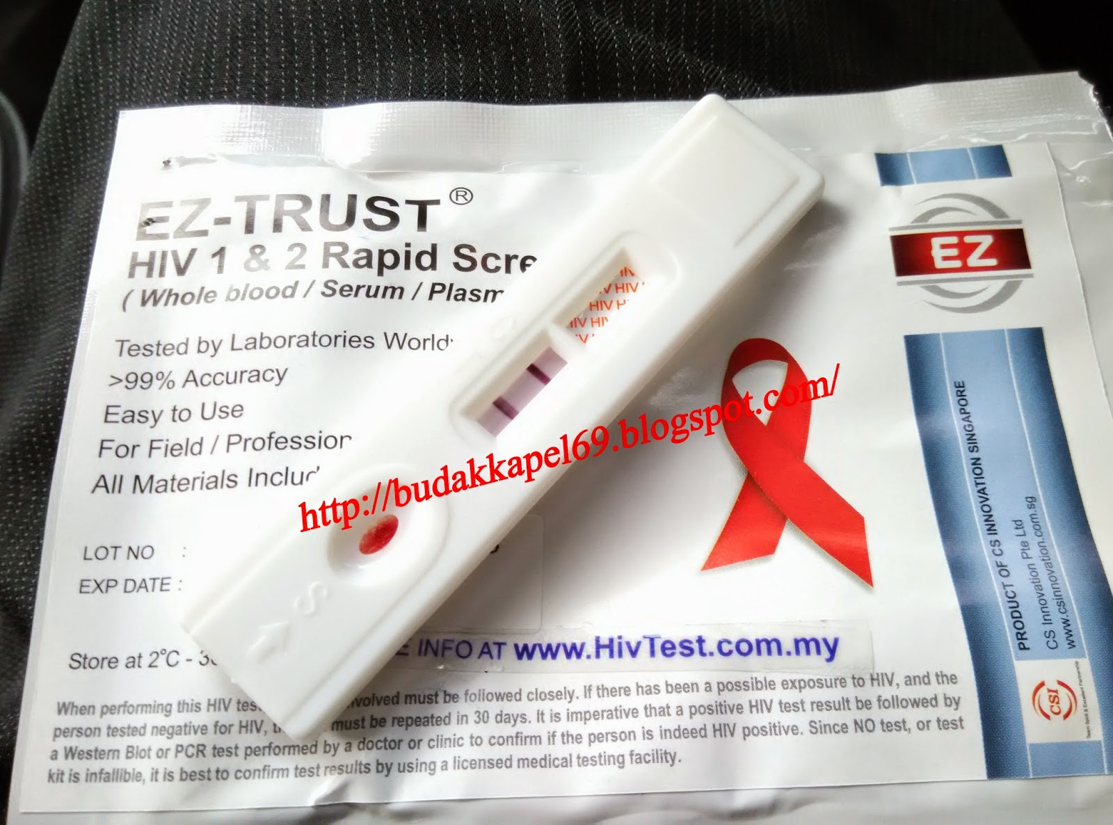 Budak Kapel 69 HIV Test Kit
