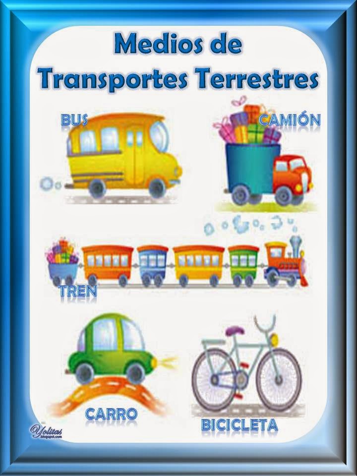 YERLIS PEINADO: MEDIOS DE TRANSPORTES