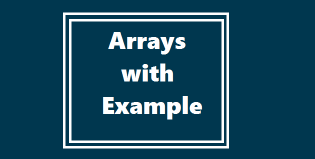Arrays in C# with Real-Time Examples