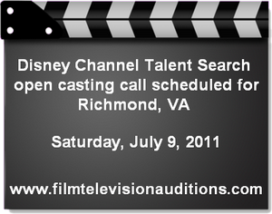 Disney Channel Talent Search Casting Call Richmond 2011