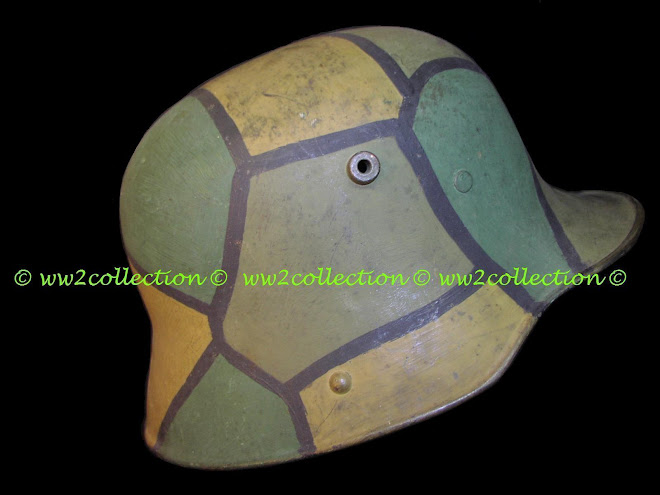 Block pattern WW1 Helmet Camouflage, Buntfarbenanstrich, Mimikri