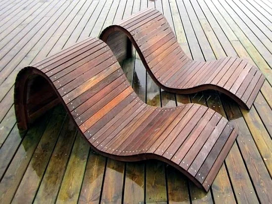 Kursi Santai Minimalis dari Kayu Kursi Santai Minimalis dari Kayu