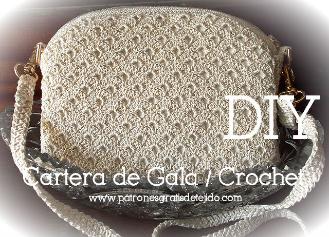 Cómo hacer bolso de fiesta al crochet / Tutorial DIY