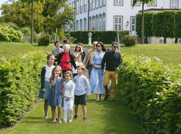 Crown Princess Mary, Prince Christian, Princess Isabella, Prince Vincent,Princess Josephine, Princess Marie, Princess Athena, Princess Benedikte, Princess Elisabeth