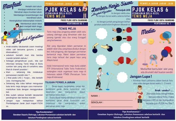 modul belajar dari rumah untuk anak sd