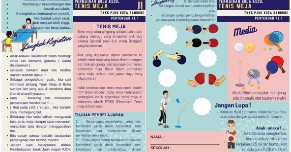 Modul Pjok Belajar Dari Rumah Kelas 1 6 Sd Mi Antapedia Com