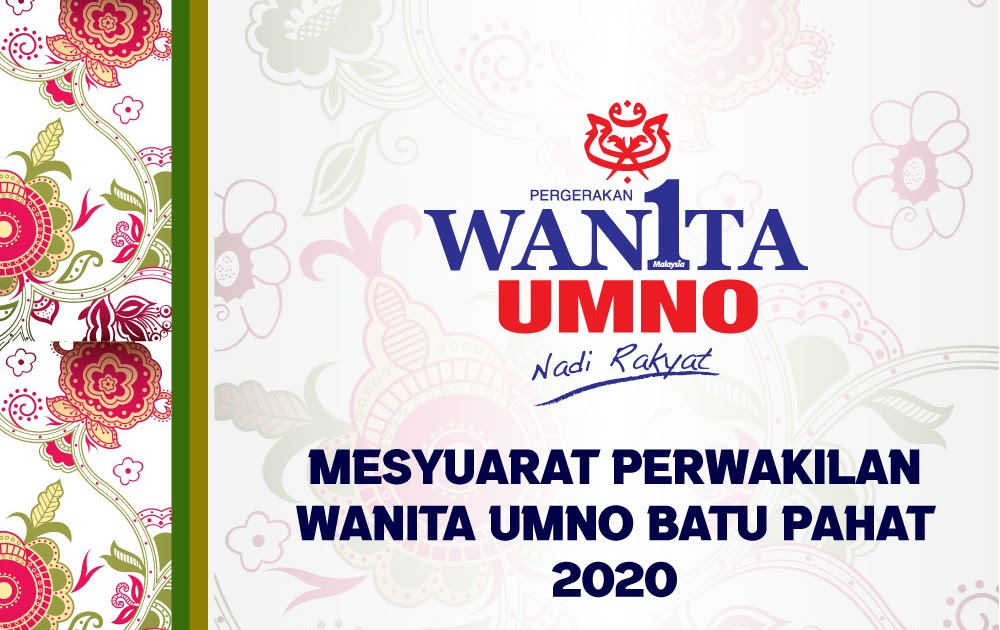 Design Kulit Buku Cenderamata dan Banner Persidangan Wanita Umno Batu