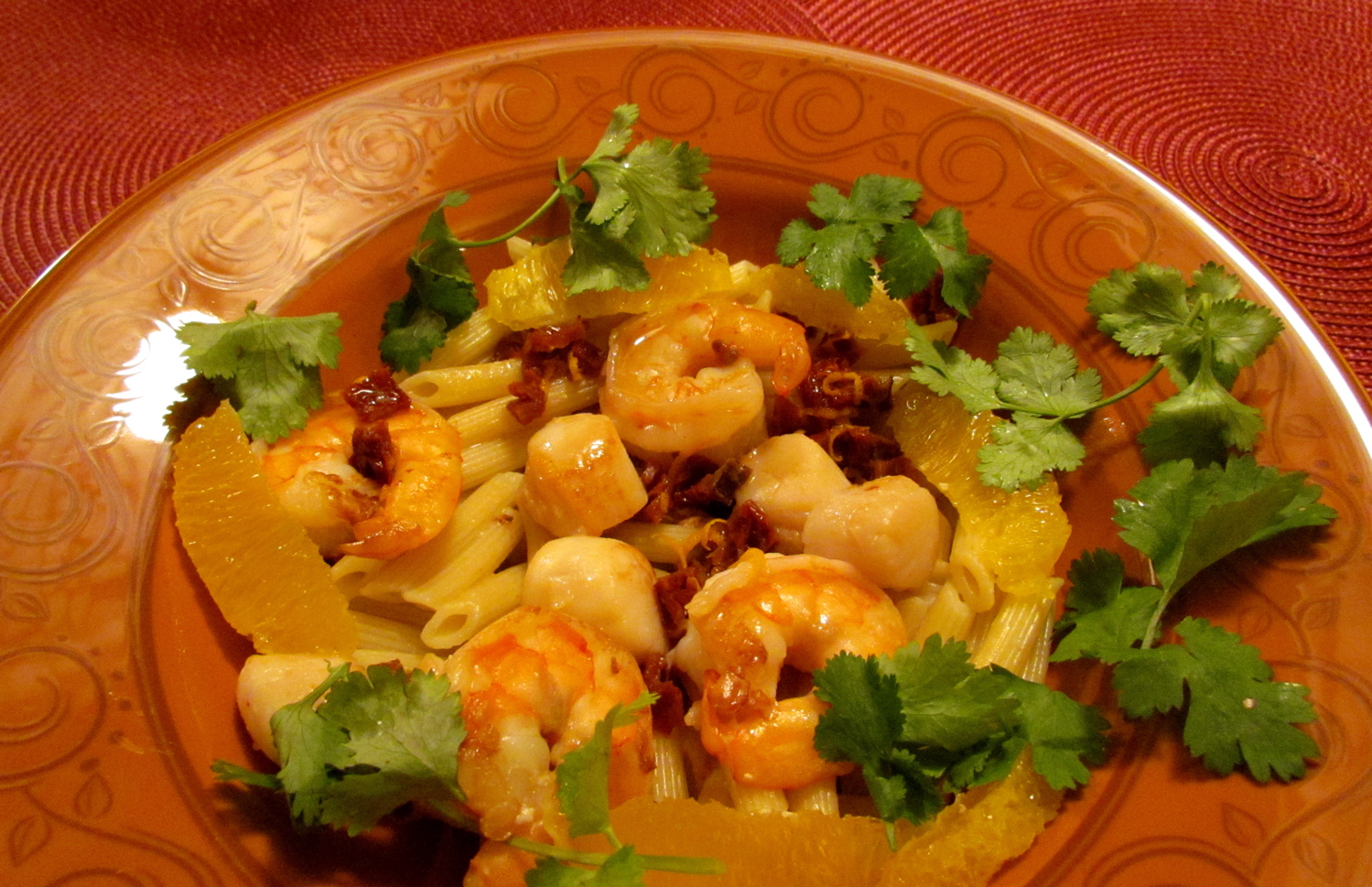 La cuisine de Messidor Pétoncles et crevettes poêlés (bis)