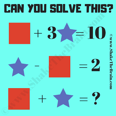 Maths Shapes Algebra Problem: Solve Equations and Discover