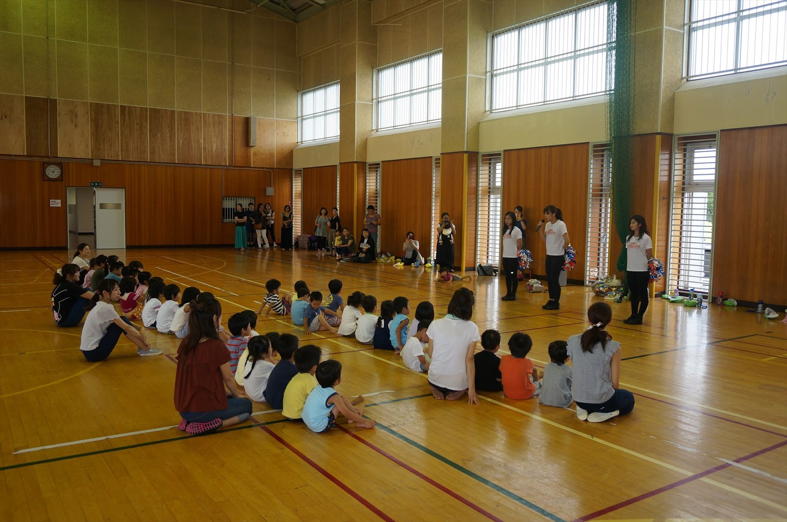 聖心こども園ブログ チアリーディング教室 指導 アルビレックスチアリーダーズ