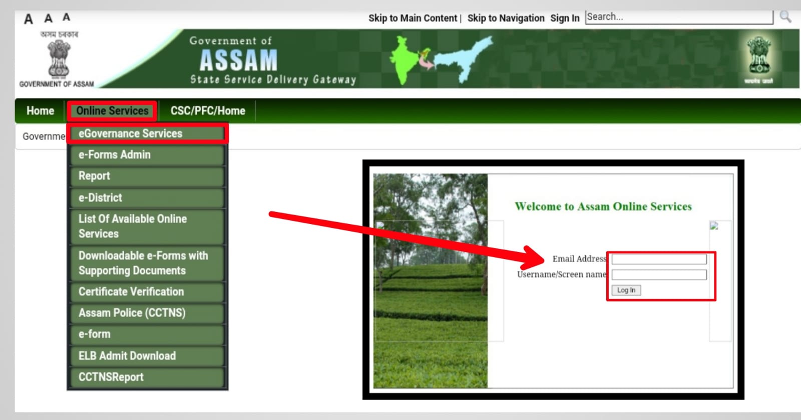 Assam E District Registration / E district citizen registration Assam/ E District Account