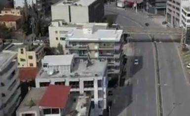 Η Κηφισίας όπως δεν την έχετε ξαναδεί - Άδεια κι έρημη σήμερα - Video από drone