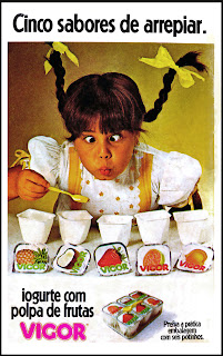 propaganda iogurte Vigor - 1979. anos 70. Oswaldo Hernandez. propaganda anos 70. Reclame anos 70 