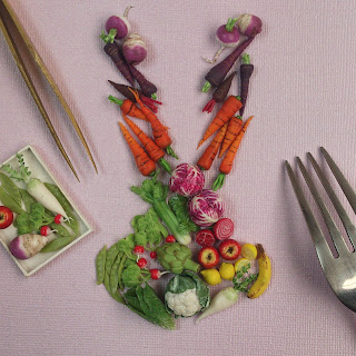 Easter, Miniature Food Composition by Stéphanie Kilgast