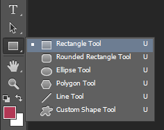 Chọn Rectangle Tool Chọn Rectangle Tool