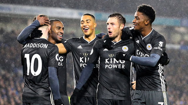 ليستر يحتضن الوصافة بإسقاط برايتون ليستر يحتضن الوصافة بإسقاط برايتون