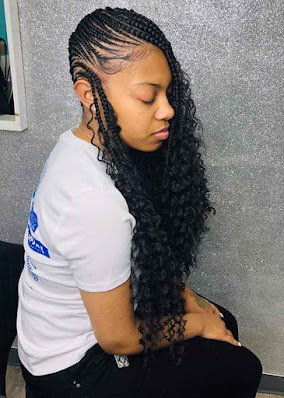 2021 Latest Bohemian Feed In Braids with Ponytails