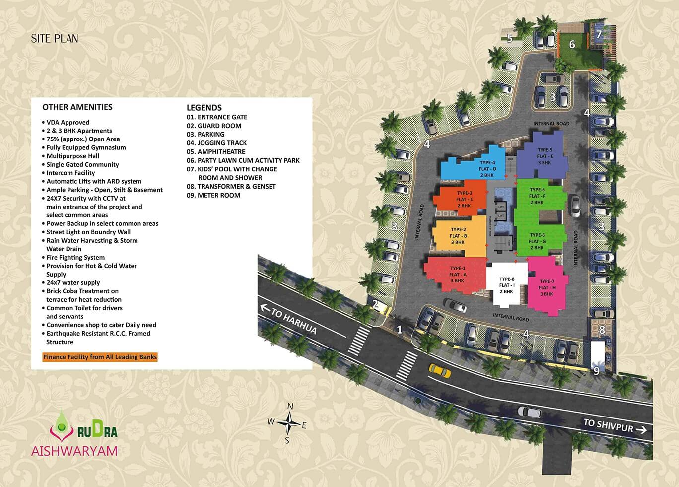 Rudra Aishwaryam 2 & 3 BHK Apartments in Shivpur Varanasi Best