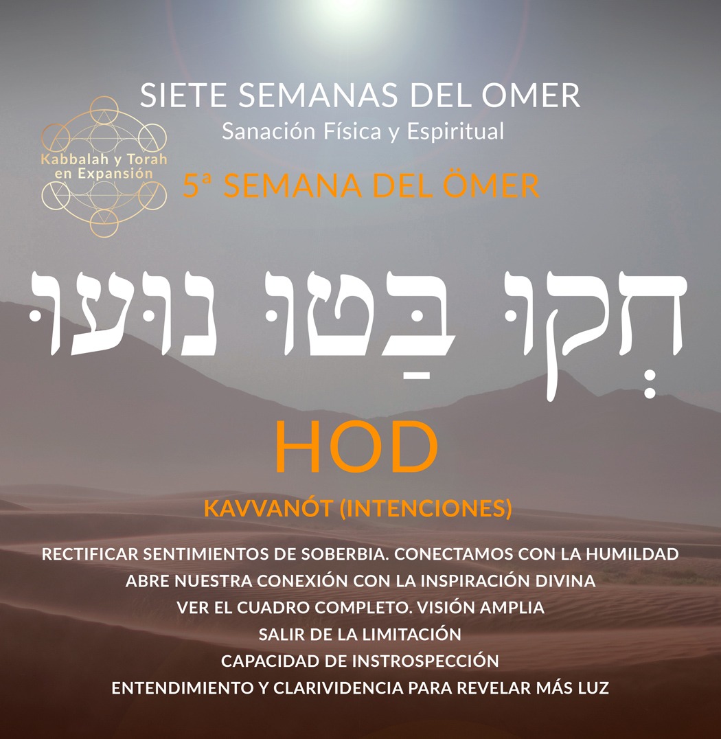 Kabbalah y Torah en Expansión QUINTA SEMANA DE LA CUENTA DEL OMER