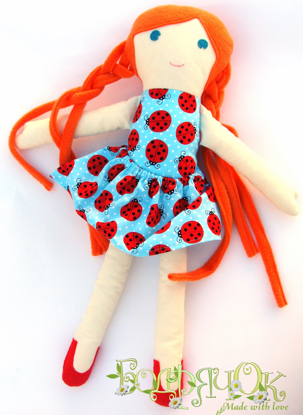 кукла Злата, игровая кукла, кукла для девочки, текстильная кукла, кукла из ткани