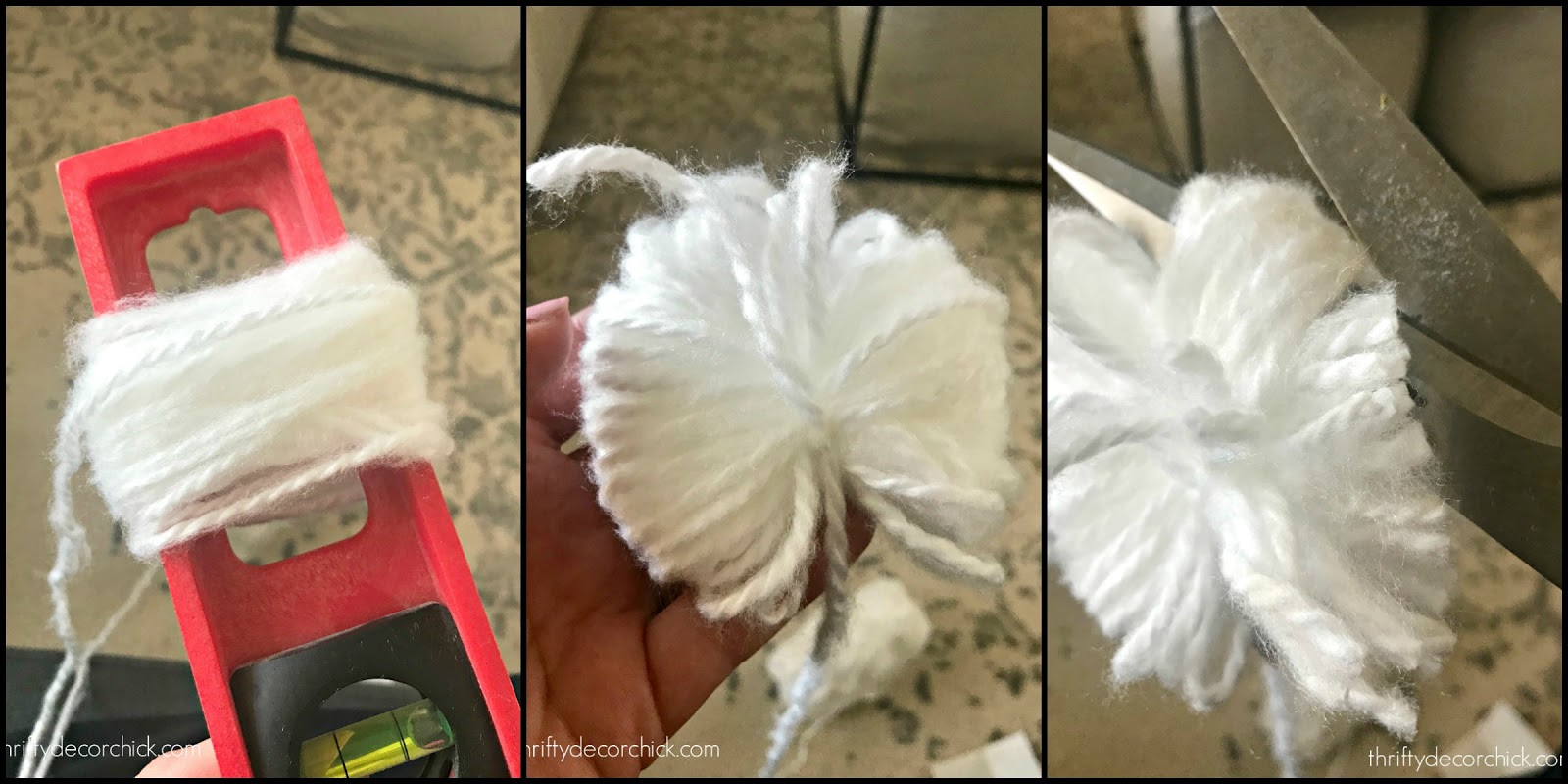 كيفية صنع بومس الغزل