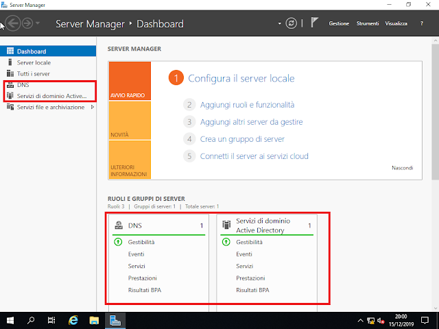 Server Manager, nuovi ruoli