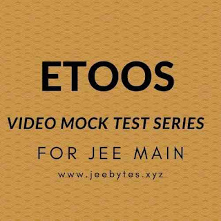 Etoos Mock Test For JEE Main pdf download