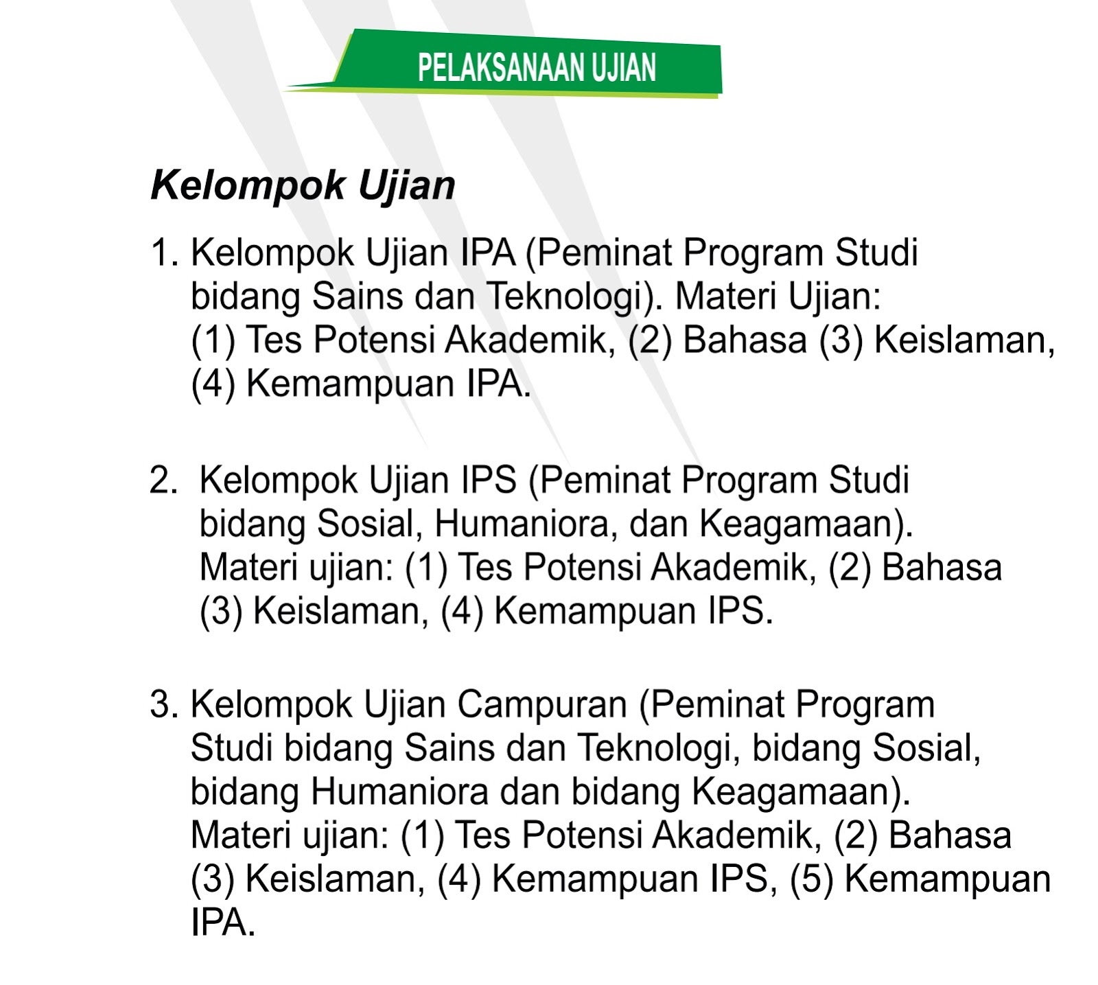 Contoh Soal Keislaman Um Ptkin