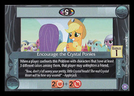 My Little Pony Encourage the Crystal Ponies The Crystal Games CCG Card