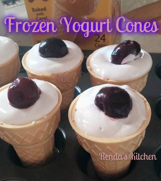 Move it and lose it. FROZEN YOGURT CONES